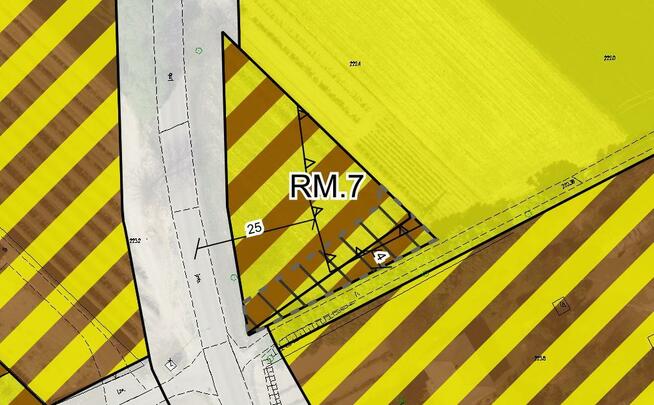 PODOLE - Działka budowlana o powierzchni 13,4 arów.