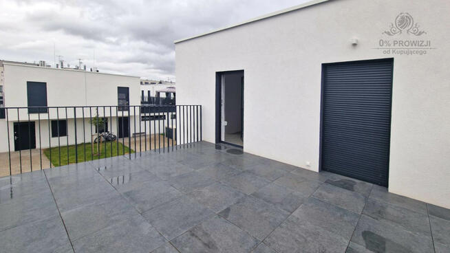 Mieszkanie Atrialne 82,62m2+ogr.16,96m2+ taras21,90m2+mp/ Jagodno