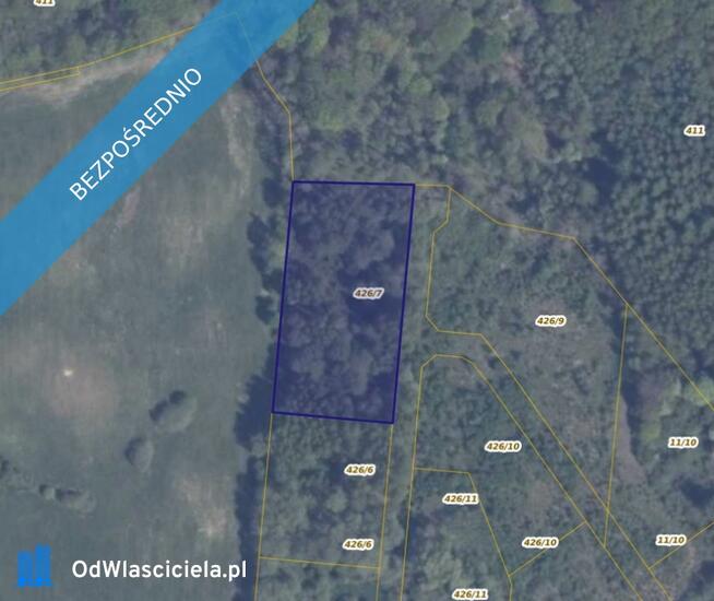 Działka 426/7 w Pręgowie Górnym