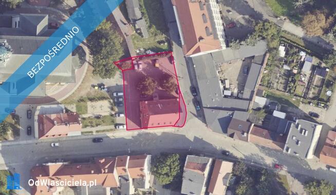 Działka zabudowana budynkiem magazynowo administracyjnym