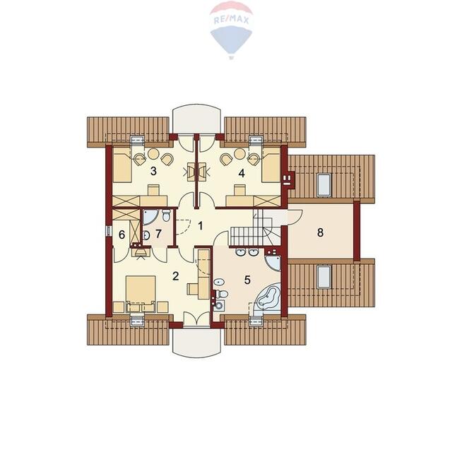 Przestronny dom do wykończenia na dużej działce.