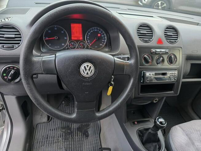 Volkswagen Caddy 1.9 TDI 75 KM, Grzane Fotele, Dwa Klucze, Hak, Metalik, Isofix