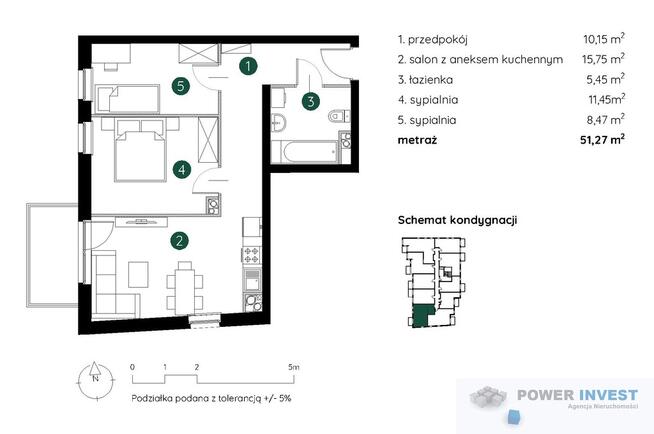 3-pokoje przy Rondzie Matecznego, przy Wildze
