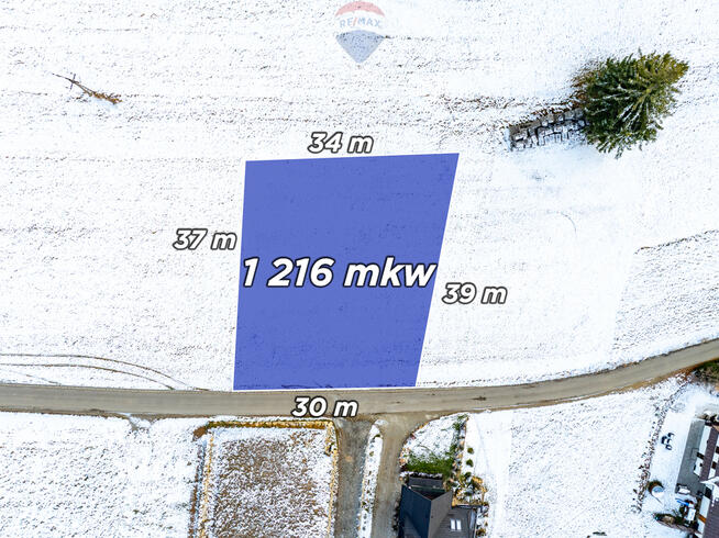 Widokowa działka budowlana w Czerwiennem 2km Ząb