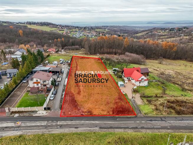 Działka usługowa Mogilany, Krakowska