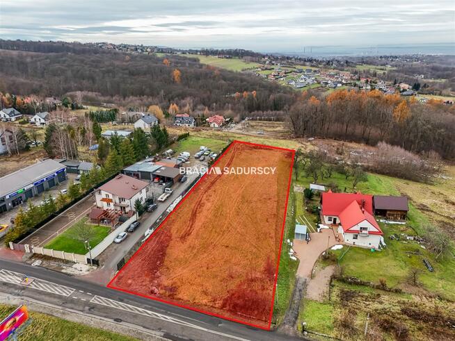 Działka usługowa Mogilany, Krakowska