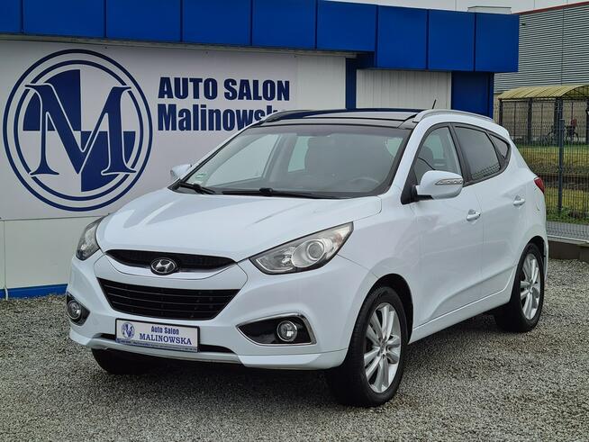 Hyundai ix35 4x4 Szyberdach Skóra Grzane Fotele Wolne Ręce Klimatronik Sensory Alu