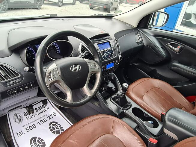 Hyundai ix35 4x4 Szyberdach Skóra Grzane Fotele Wolne Ręce Klimatronik Sensory Alu