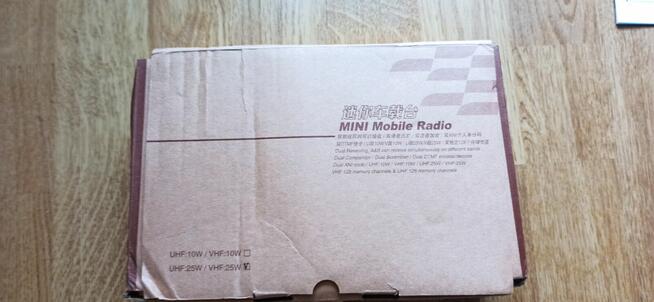 ABBREE AR-318 Mini radio mobilne 25W dwuzakresowe UHF VHF