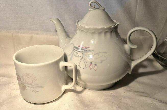 Porcelana Bogucice komplet porcelanowy dzbanek + kubek