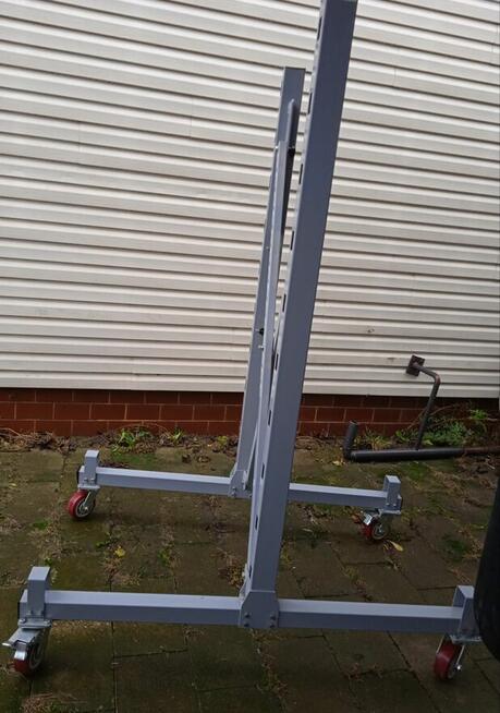 Dwustronny rozciągany wózek lakierniczy regał Holzmann