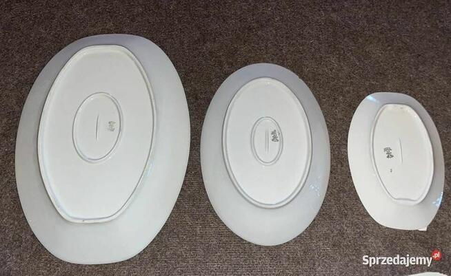 Salaterka z kwiatami jabłoni. Carl Tielsch Porcelana z manuf