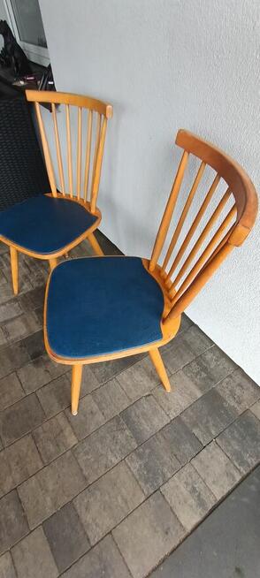 Krzesła vintage z lat 60./70. – komplet 2 sztuki