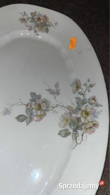 Salaterka z kwiatami jabłoni. Carl Tielsch Porcelana z manuf