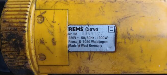 REMS Curvo – giętarka do rur 1000W + zestaw szczęk –