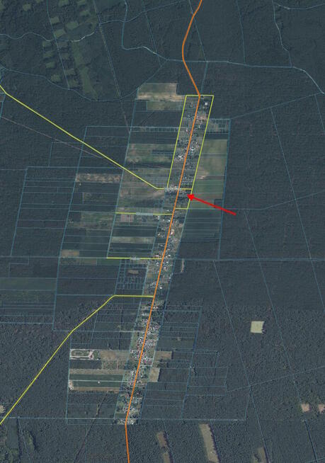 Działka, 1 160 m², Bryńsk