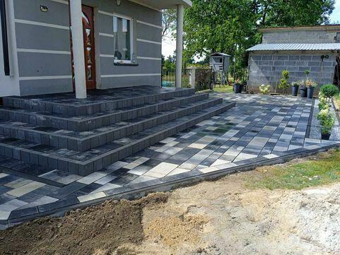 Kompleksowe układanie kostki brukowej i ogrodzenia