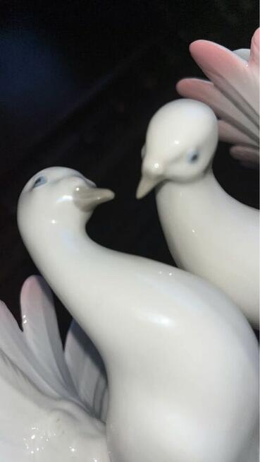 Para gołąbków. Figurka-porcelana Grafentha. Niemcy, 70 lata