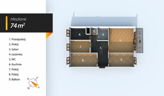 Sprzedam mieszkanie 4 pokojowe