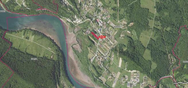 Uzbrojona działka w centrum Bóbrki obok Soliny