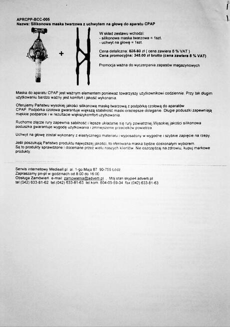 Sprzedam Aparat CPAP RESmart Auto