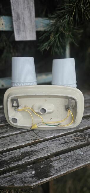 Kinkiet Promień Wieliczka PRL Mirostowice