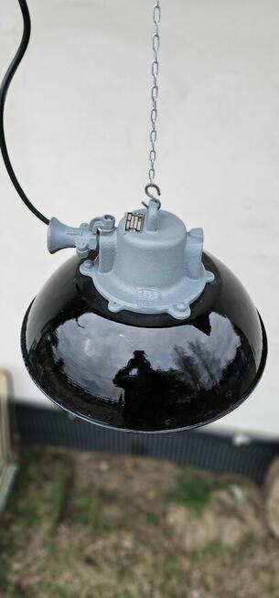 Lampa emaliowana Czechosłowacja lata 60-te