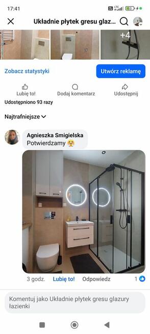 Fliziarz glazurnik oferuje swoje usługi wykończenia wnętrz