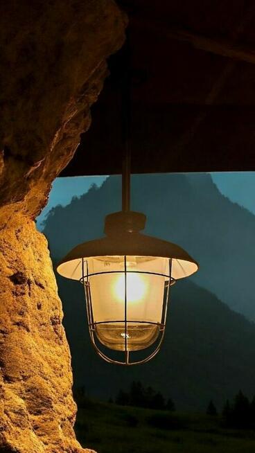 Lampa emaliowana lata 60-te Czechosłowacja