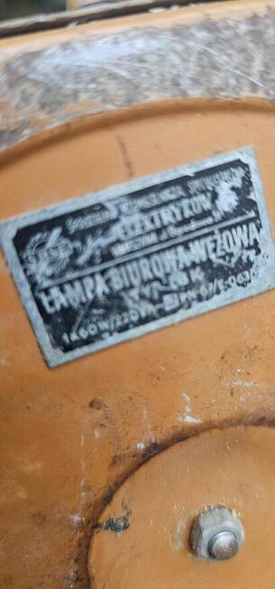 Lampa biurowa wężowa typ LBK lata 70-te