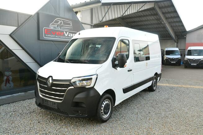 Renault Master średniak 7 osobowy brygadówka 20tys.km 2024r. pełna opcja