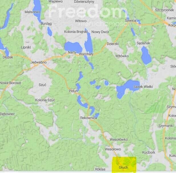 Działka budowlana Głuch