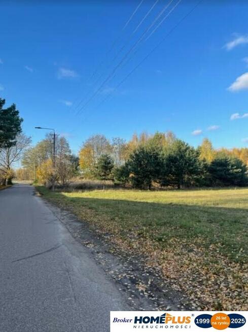 Działka z zabudową jednorodzinną, linia 110 kV
