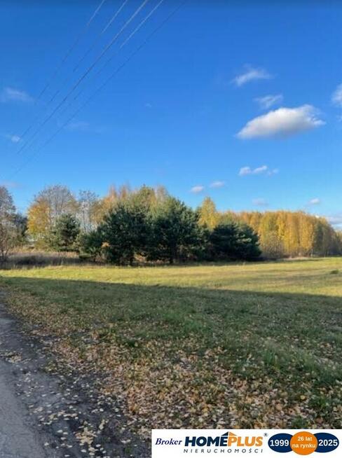 Działka z zabudową jednorodzinną, linia 110 kV