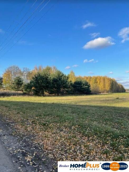 Działka z zabudową jednorodzinną, linia 110 kV