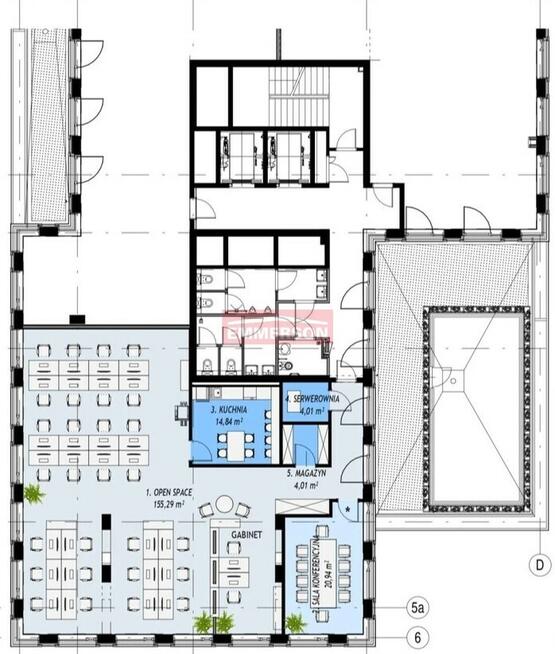 Piękne biuro do wynajęcia - Pilotów