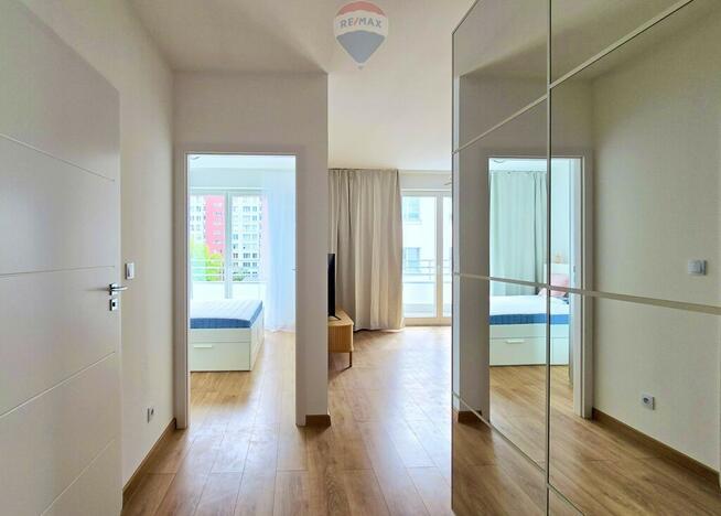 Saska Kępa - NOWE, 2 pokoje, 2 balkony, garaż