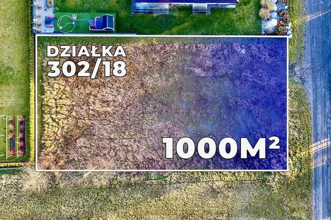 Działka budowlana pow. 1.000 m²