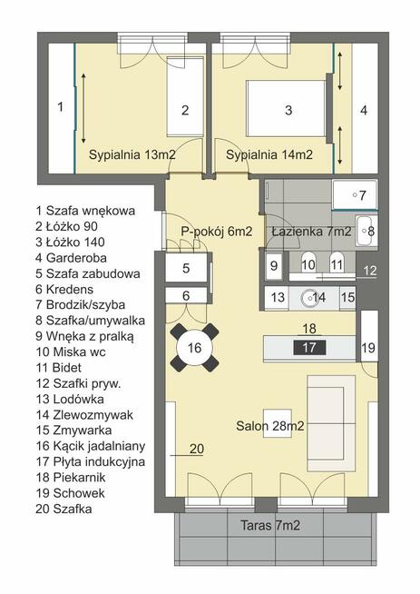 Mieszkanie Łódź Łódź-Śródmieście, Śródmieście, Wysoka