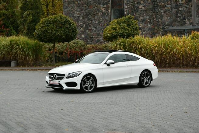 Mercedes C 200 C200 Coupe 2023r. Polski SALON AMG line Ambiente Panorama Skóra 18