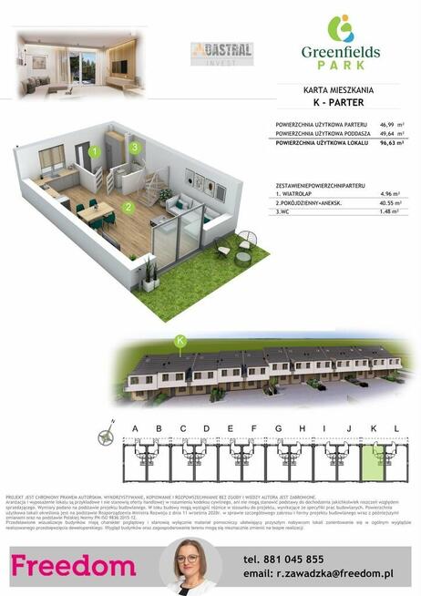 Segment w zabudowie szeregowej, Jaroty, Olsztyn