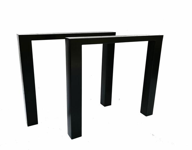Nogi stalowe loft proste 80x72cm profil 80x80