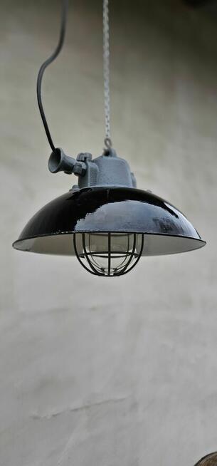 Lampa emaliowana Czechosłowacja lata 60-te