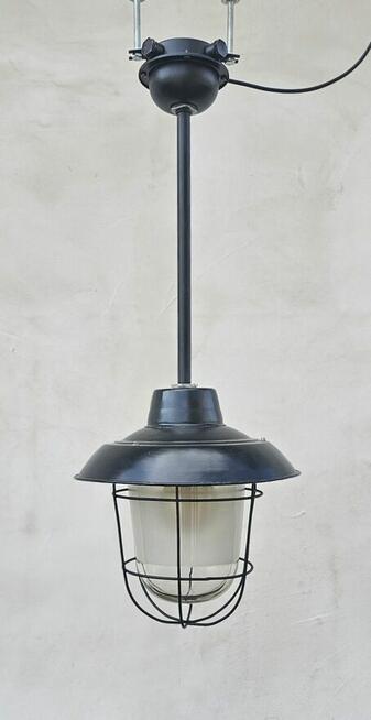 Lampa emaliowana lata 60-te Czechosłowacja