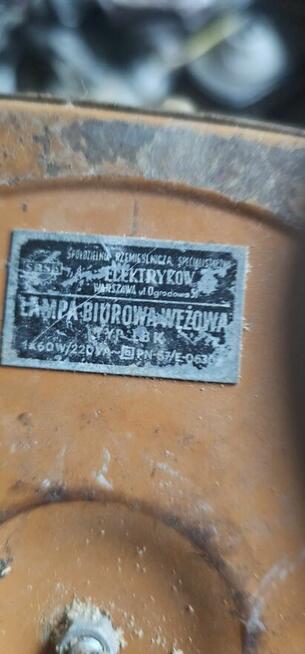 Lampa biurowa wężowa typ LBK lata 70-te