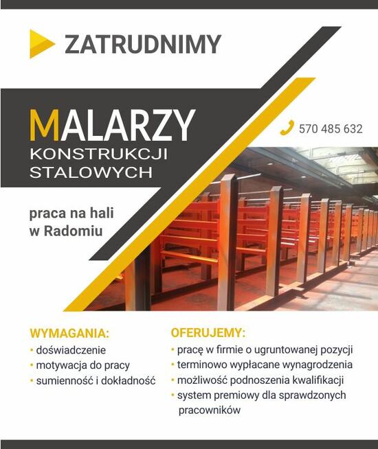 Malarz konstrukcji stalowych