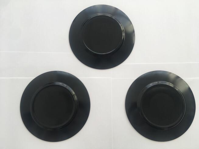 Arcoroc France talerzyki talerze czarne