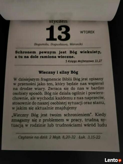 Kalendarz Katolicki 2026 - listkowy zdzierak