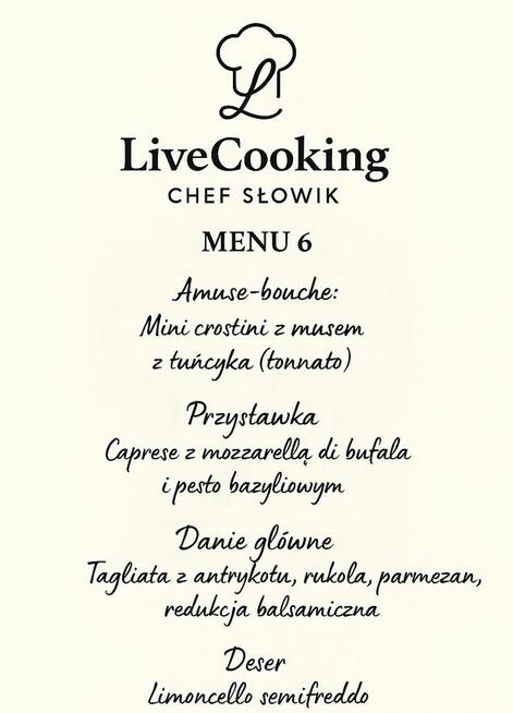 LiveCooking prywatny kucharz dla Ciebie