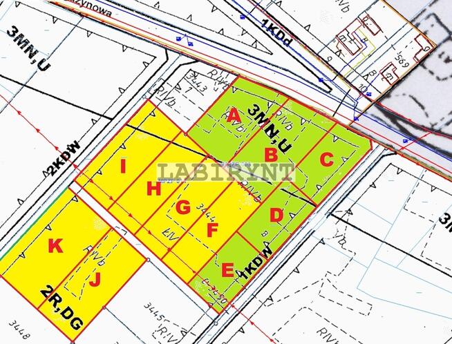 Kamienica Polska, działka budowlana 1336m2, 21x64
